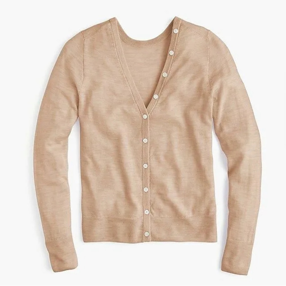 J. Crew Reversible Button-Back Sweater sz. Small - Picture 2 of 4